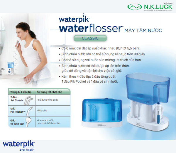 Máy tăm nước Waterpik Classic