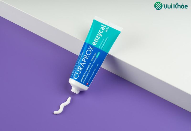 Kem đánh răng Curaprox Enzycal 1450 ngừa sâu răng