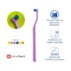 Bàn chải Implant/Răng niềng Curaprox CS 708 Implant Ortho tím