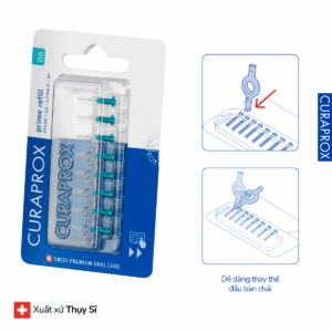 Bộ 8 đầu thay cho bàn chải kẽ răng CURAPROX CPS Prime (Featured)