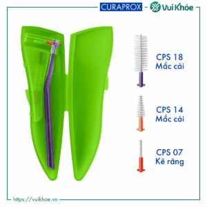 Hình ảnh nổi bật Curaprox CPS 460 Ortho Kit xanh lá