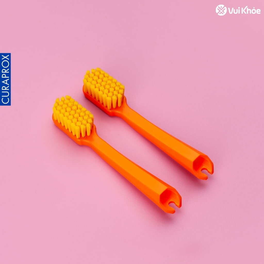 Bộ 2 đầu thay cho bàn chải răng Curaprox CS 5460 Travel Set Cam