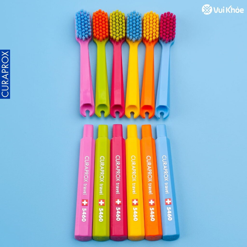 Bộ sưu tập bàn chải Curaprox CS 5460 Ultra Soft Travel Set