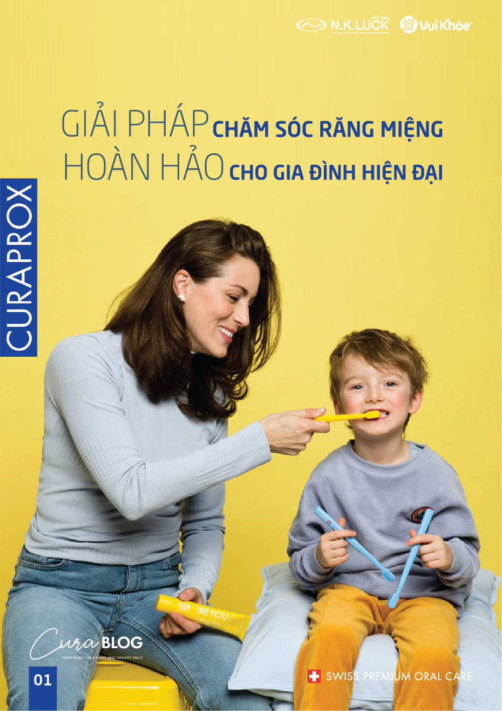 Curablog 01 - Giải pháp chăm sóc răng miệng hoàn hảo cho gia đình hiện đại