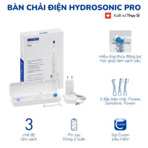 Bàn chải điện Curaprox Hydrosonic Pro: Tính năng