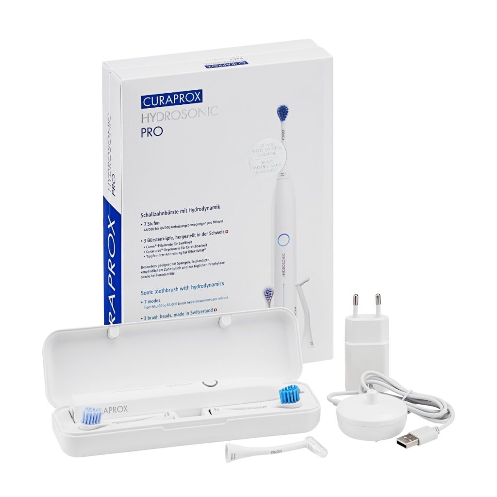 Đóng gói bàn chải điện Curaprox Hydrosonic Pro