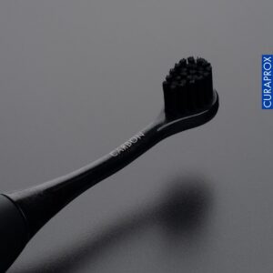 Bộ 2 đầu bàn chải điện Curaprox Hydrosonic Black is White