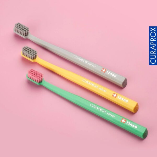 CS 12460 Velvet xanh lá nhạt vàng xám