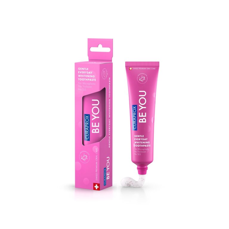 Curaprox Be You, Kem đánh răng 60ml (Hương Dưa hấu) Hồng nhạt