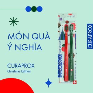 Bộ 2 bàn chải Curaprox CS 5460 Ultra Soft Giáng Sinh 2025 | Phiên bản đặc biệt