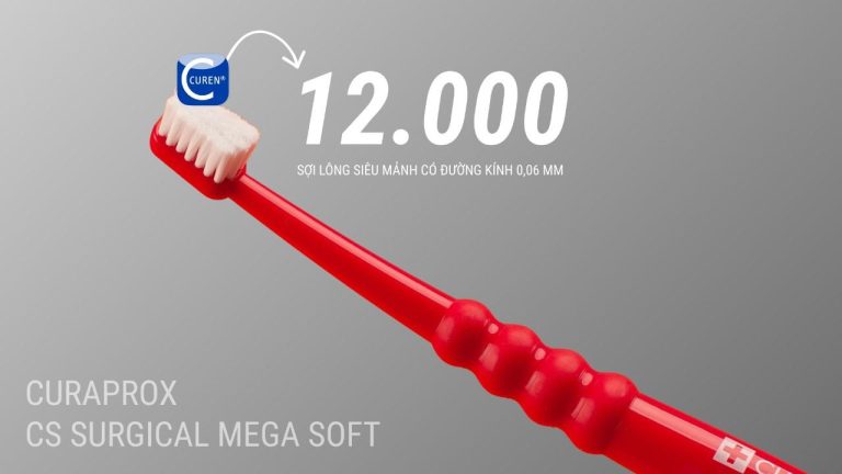 Care & Share – Curaprox CS Surgical Mega Soft | Bàn chải chuyên biệt cho nướu tổn thương – Được phát triển cùng chuyên gia Nha Khoa từ Đại Học Berne