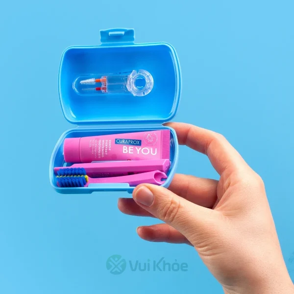 Curaprox Ortho Travel Set (blue open)